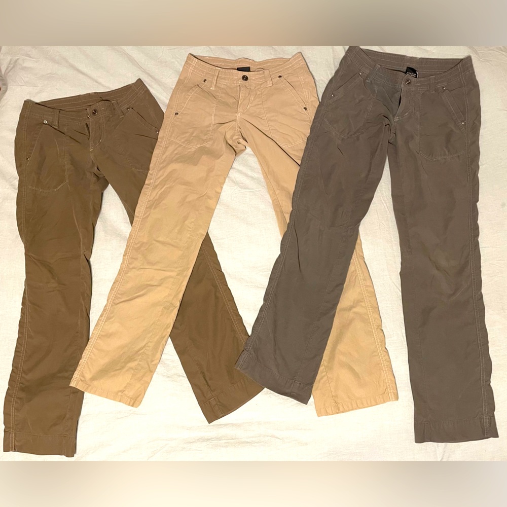 Lightweight Kuhl hiking pants for women.